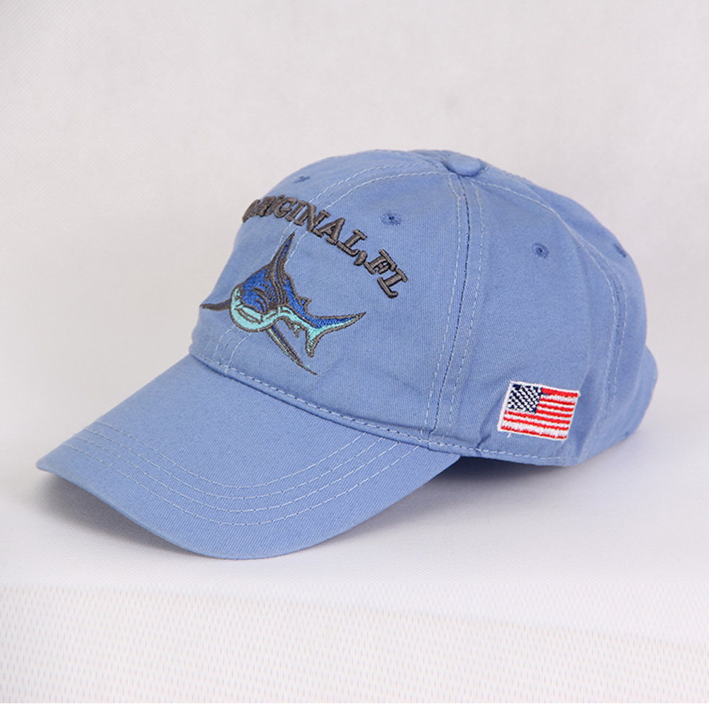 کلاه کپ مدل shark آبی